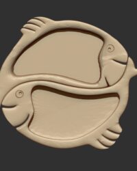 Fr10 - Balık Temalı Çerezlik 3D Model - Ücretsiz 3D Yazıcı Modelleri İndir - 3Drolyef.com