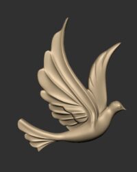 Fr13 - Güvercin Rölyefi 3D Model - Ücretsiz Cnc ve 3D Yazıcı Modelleri İndir - 3Drolyef.com