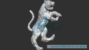 H146 - Kaplan Rölyefi | Cnc ve 3D Yazıcı Modeli