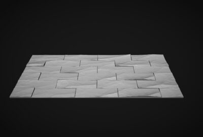 Duv60 - Tuğla Duvar Deseni 3D Model - Görsel 2