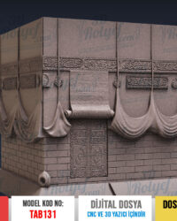 Tab131-Kabe 3D Model – Cnc ve 3D Yazıcı için Hazır Model