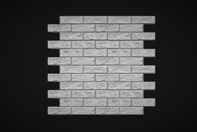 Duv59 - Tuğla Duvar Deseni 3D Model - Görsel 4