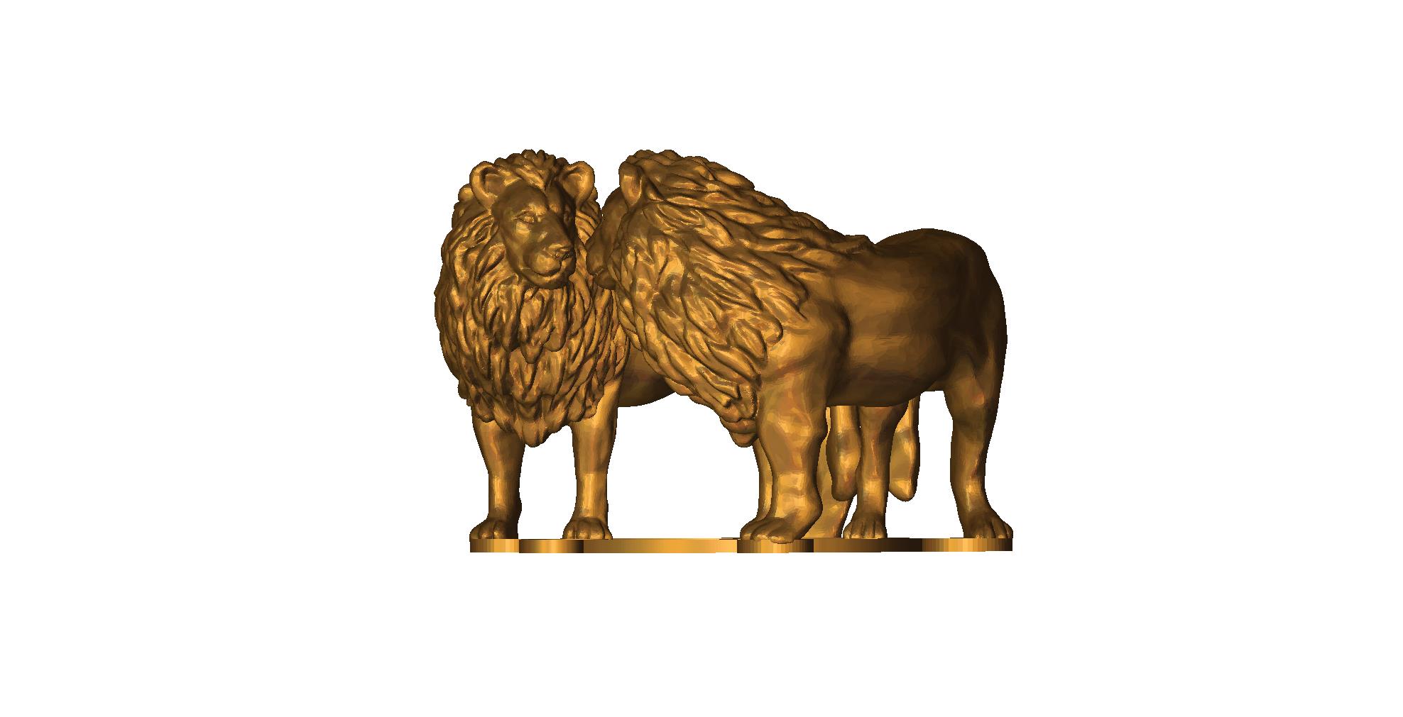 Cnc Hazır Modelleri | Hayvan Modeli | H36 | 3d Aslan Modeli
