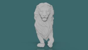 H115 - Aslan Modeli | Cnc ve 3D Yazıcı Modeli