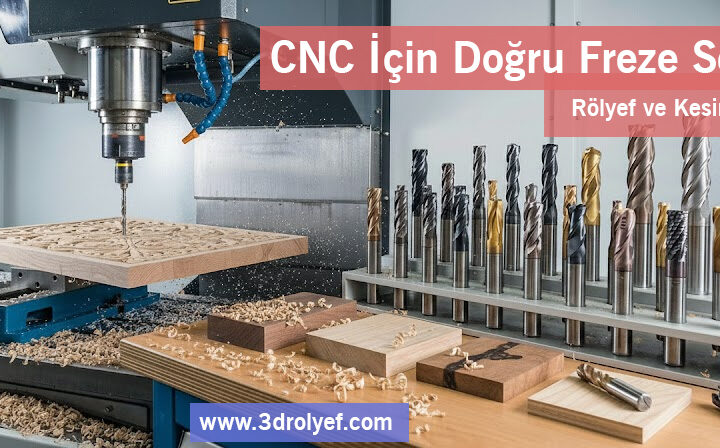 CNC İçin Doğru Freze Seçimi | Rölyef ve Kesim Rehberi