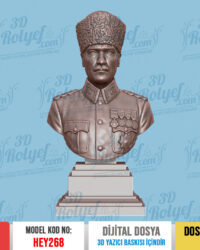 Hey268 - Atatürk Heykeli 3D Model