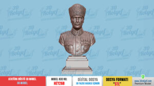 Hey268 - Atatürk Heykeli 3D Model