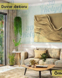 Panel148 - Zamanın Örtüsü Duvar Dekoru | CNC & 3D Yazıcı İçin 3D Model