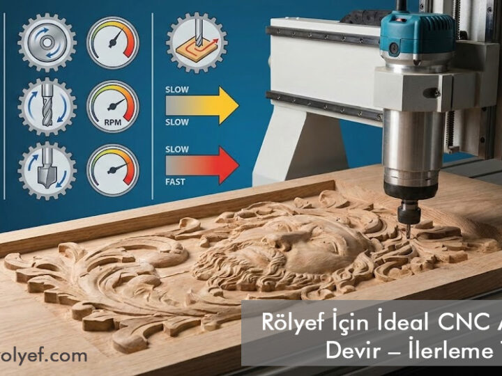 Rölyef İçin İdeal CNC Ayarları | Devir – İlerleme Tablosu