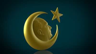 Hey54 | Atatürk ve Bayrak 3D Stl Model | Cnc ve 3D Yazıcı Modeli - Görsel 2