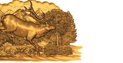 3d cnc ren geyiği